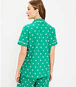 Polka Dot Pajama Top carousel Product Image 3