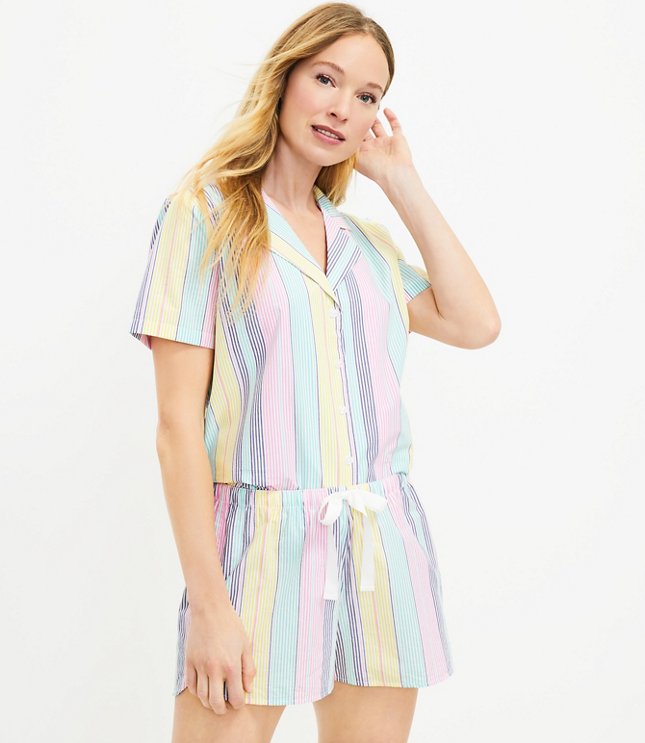 Striped Pajama Top