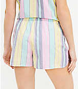 Striped Pajama Shorts carousel Product Image 3