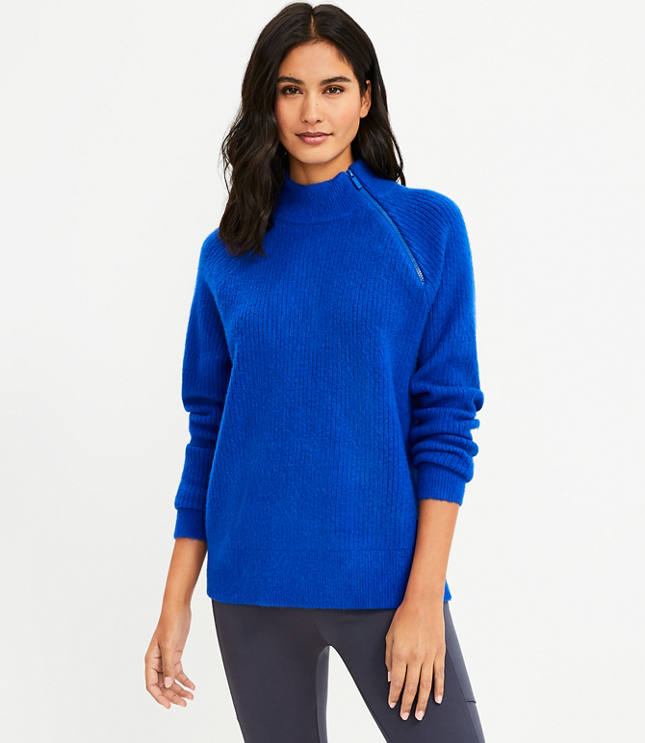 Zip shop turtleneck womens