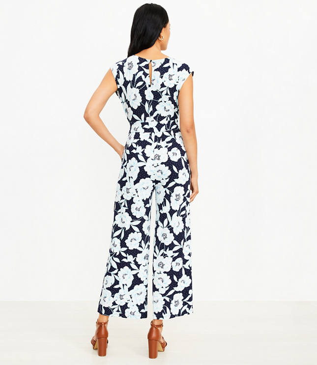 Ann taylor floral sales jumpsuit