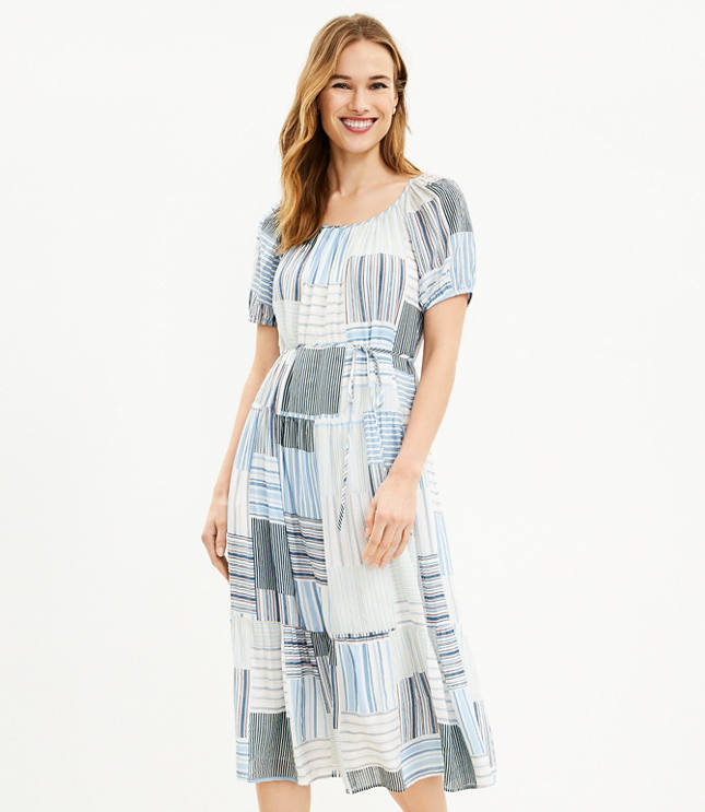 Loft drop outlet waist dress