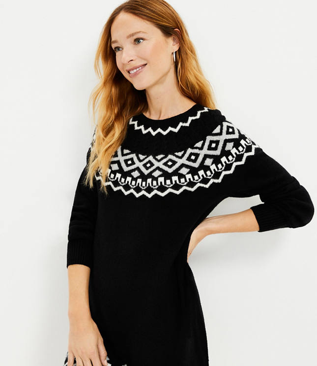 Fair isle sweater sales dress