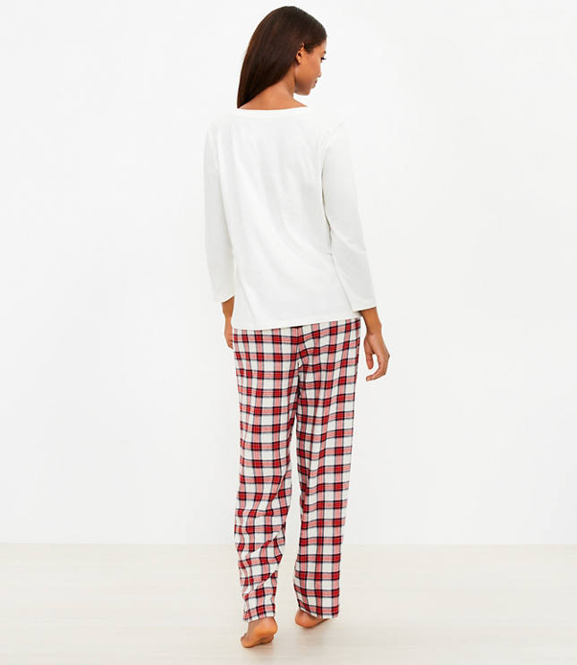 Plaid Pajama Set