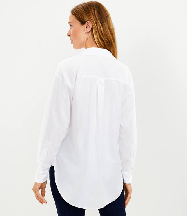 Women's White ButtonDown Shirts Loft