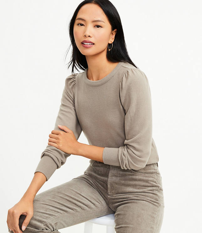 Puff sleeve online sweat