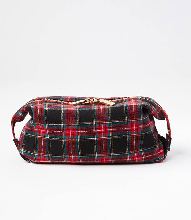 Checkered Cosmetic Bag – The Holiday co