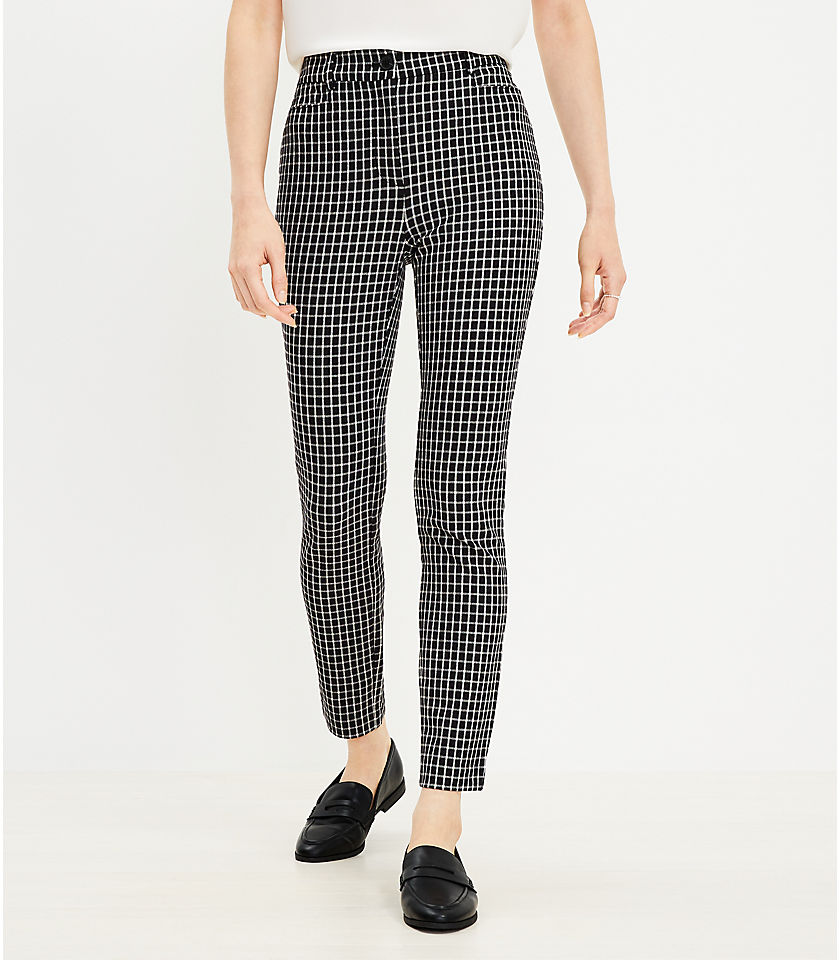 Sutton Skinny Pants in Plaid