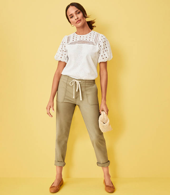 Ann taylor loft jogger pants online