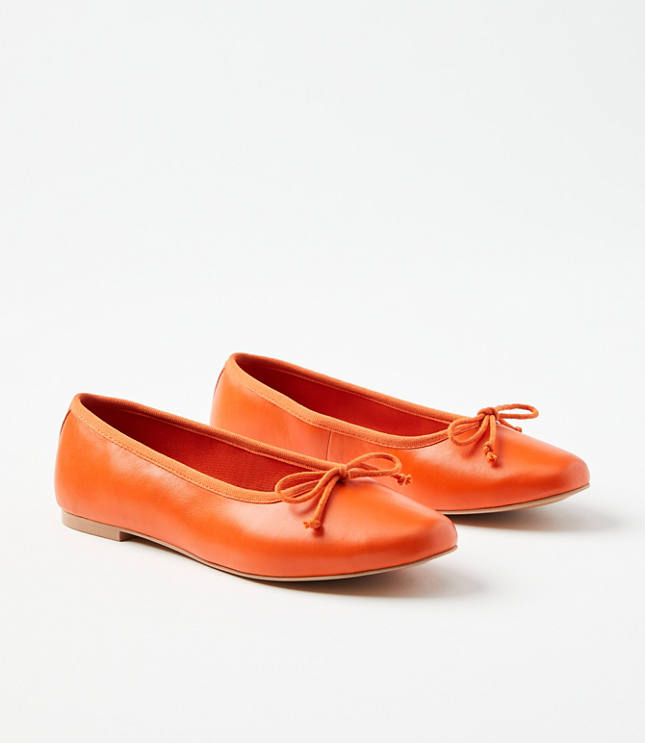 Leather Ballet Flats