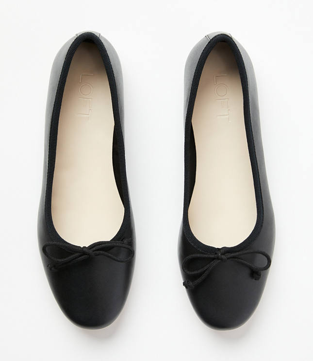 Leather Ballet Flats