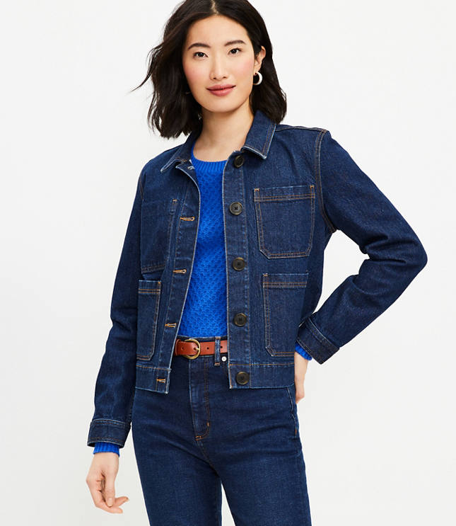 denim chore coat