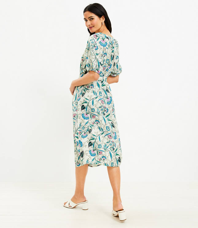 Warehouse mixed hotsell floral print dress