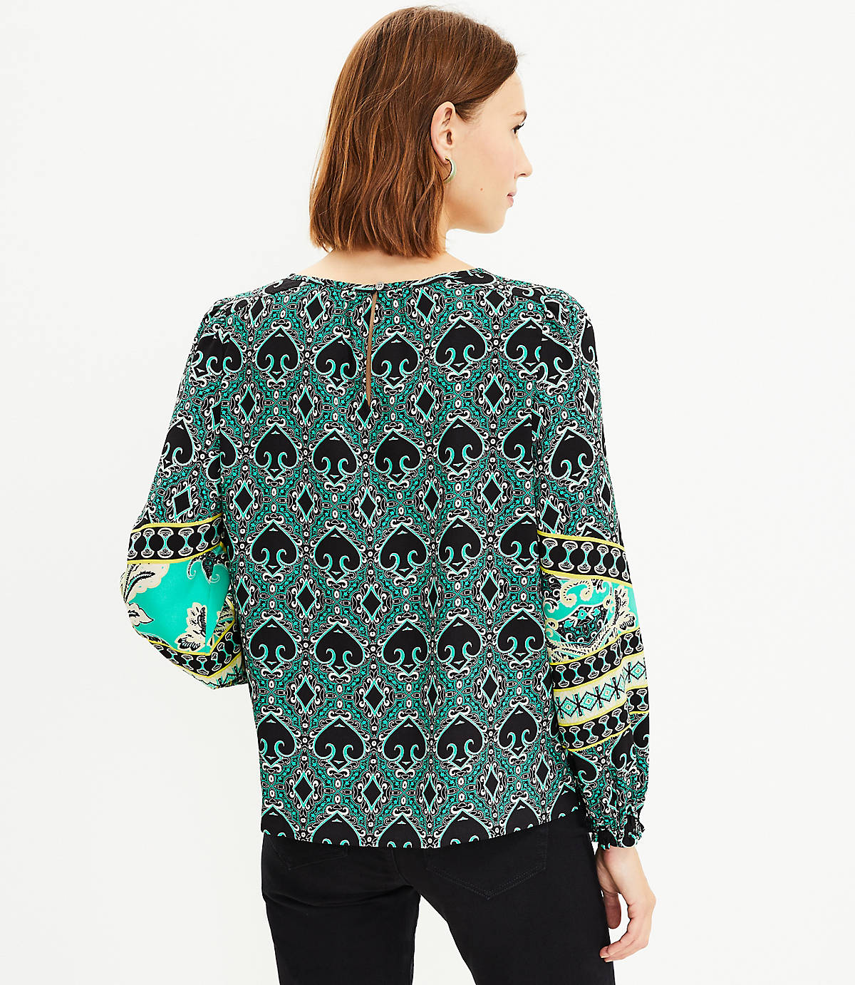 Garden Shirred Blouse Garden Shirred Blouse