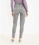 Curvy Mid Rise Skinny Jeans in Staple Grey Wash carousel Product Image 3