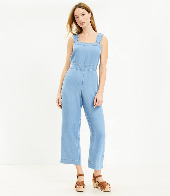 Square Neck Zip-Off Jumpsuit - Women - Ready-to-Wear