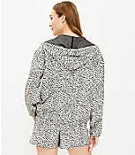 Lou & Grey Leopard Print Wanderweave Windbreaker Jacket carousel Product Image 3