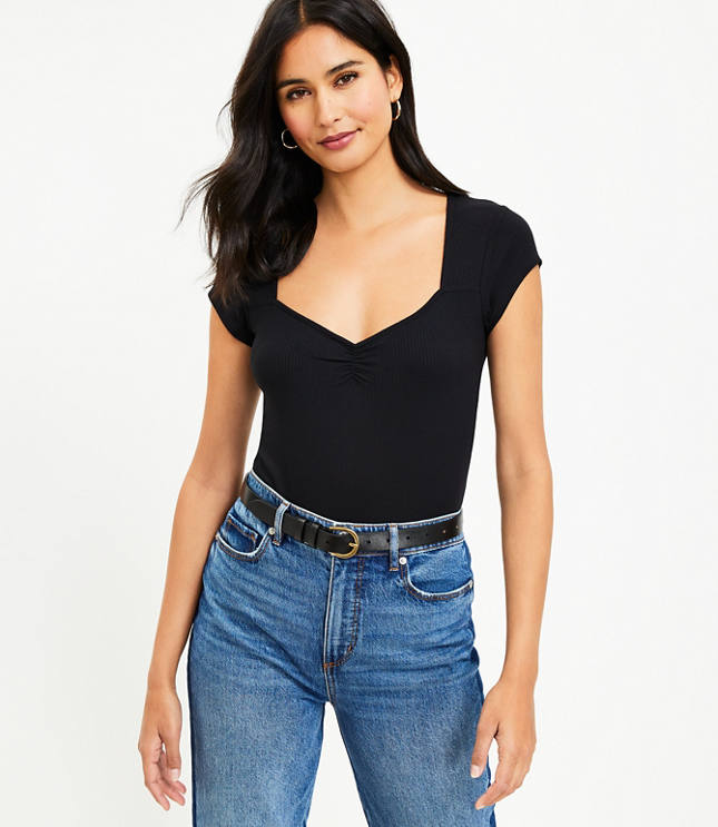 sweetheart neck top