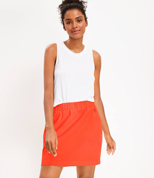 LOFT Lou & Grey Ripstop Pocket Skort