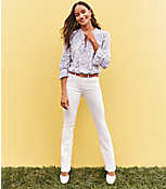 Mid Rise Boot Jean in White carousel Product Image 4