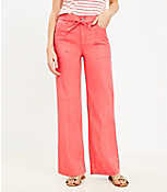 Stovepipe Pants in Twill carousel Product Image 1