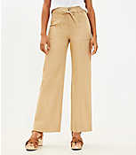 Stovepipe Pants in Twill carousel Product Image 1