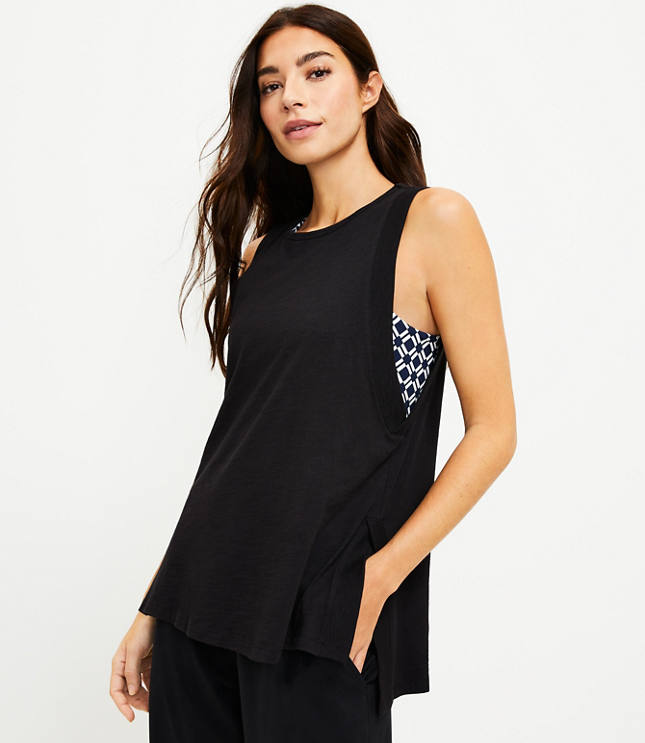 Lou & Grey Softslub Tunic Tank Top