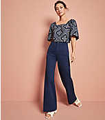 Palmer Wide Leg Pants in Twill carousel Product Image 1
