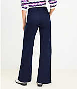 Palmer Wide Leg Pants in Twill carousel Product Image 4