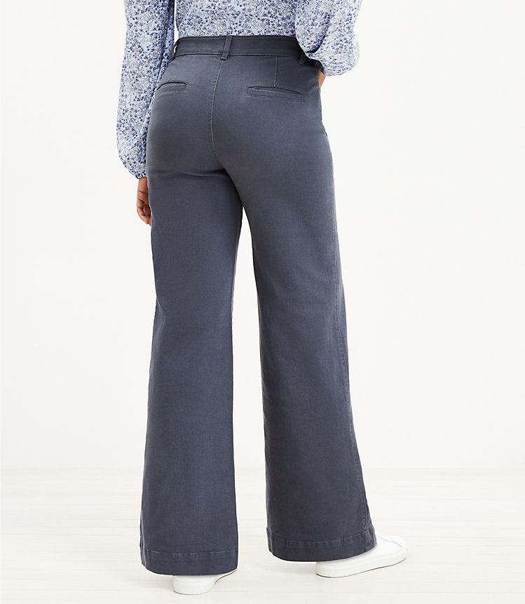 Palmer Wide Leg Pants in Twill image number 2