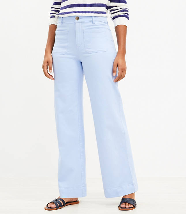 Wide leg pants clearance loft