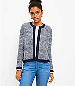 Tweed Open Sweater Jacket carousel Product Image 1