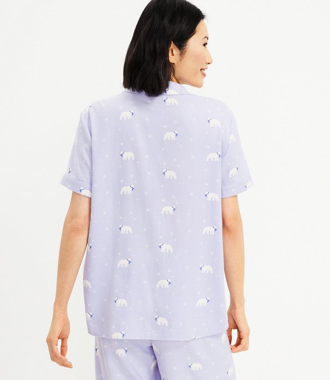 Polar Bear Pajama Top