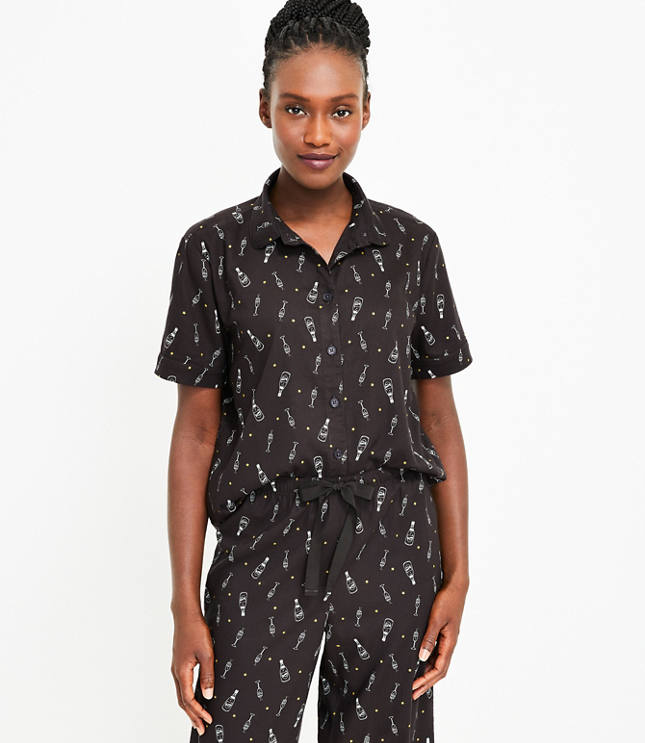 Champagne Pajama Top