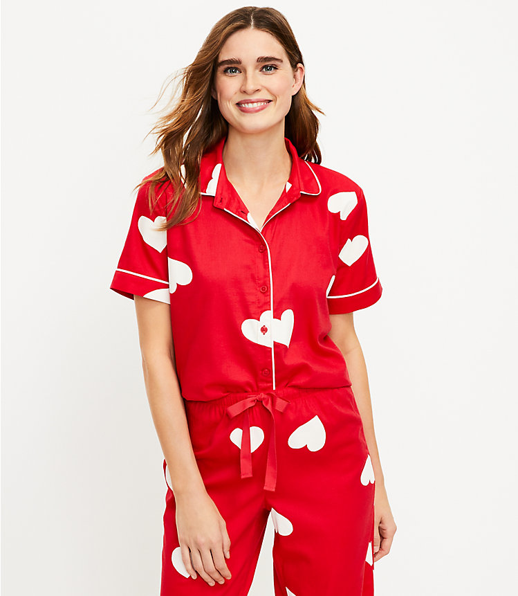 Heart Pajama Top image number 0