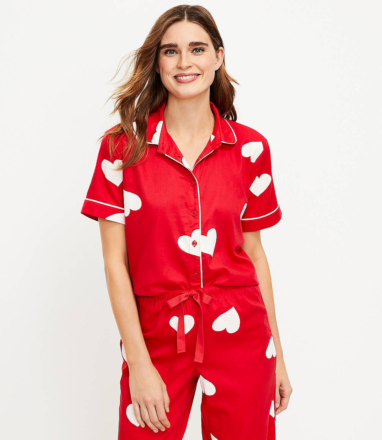Heart Pajama Top