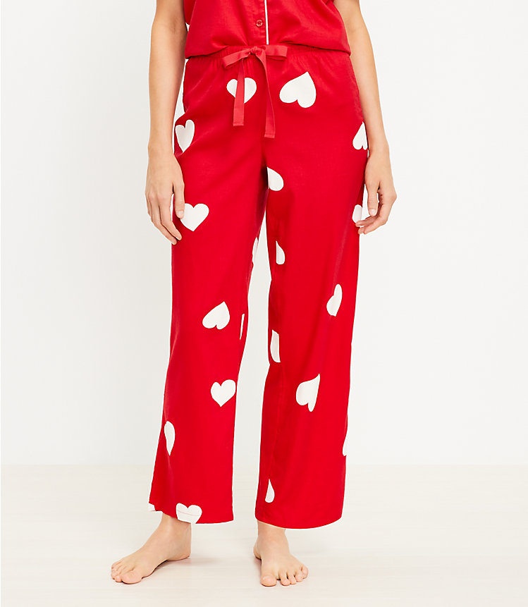 Heart Pajama Pants image number 0