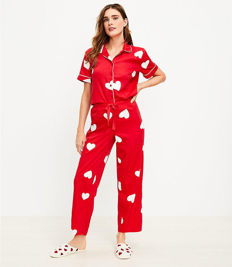 Heart Pajama Pants image number 1