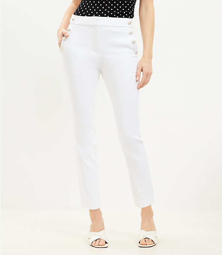 Sutton Skinny Sailor Pants image number null