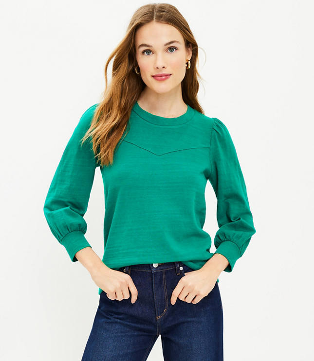 Puff Sleeve Sweatshirt