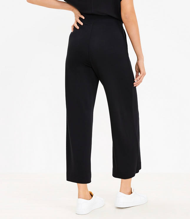 LEXISLOVE Capris for Women Casual Summer Wide Leg Crop Pants Loose