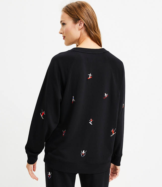 Lou & Grey Ski Cozy Cotton Terry Sweatshirt