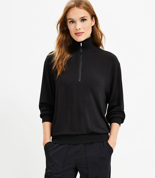 Lou & Grey + Signature Softblend Zip Sweatshirt