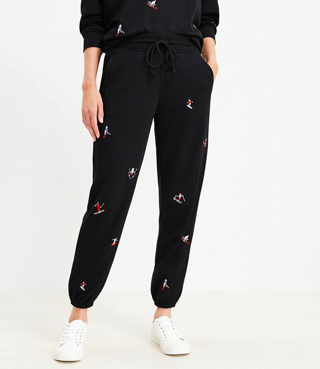 Lou & Grey Ski Cozy Cotton Terry Sweatpants