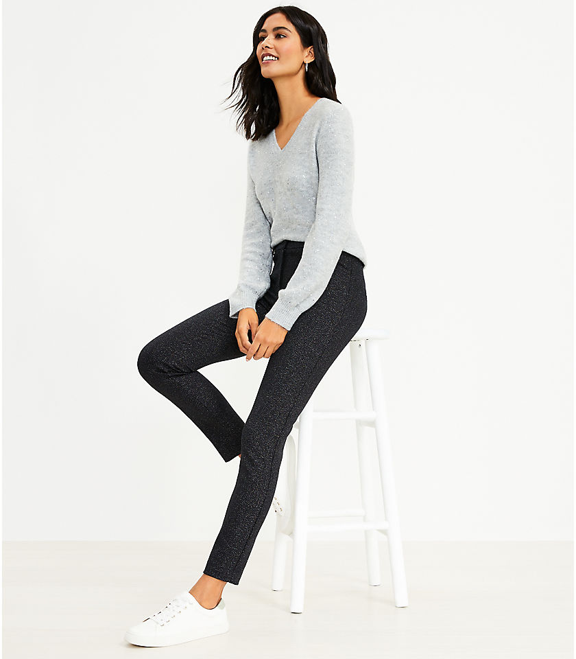 Tall Sutton Skinny Pants in Shimmer