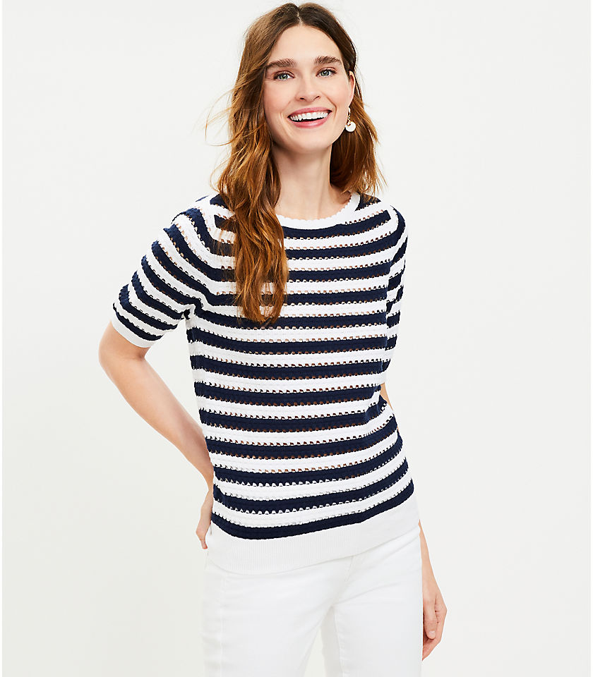 Striped Sweater Tee