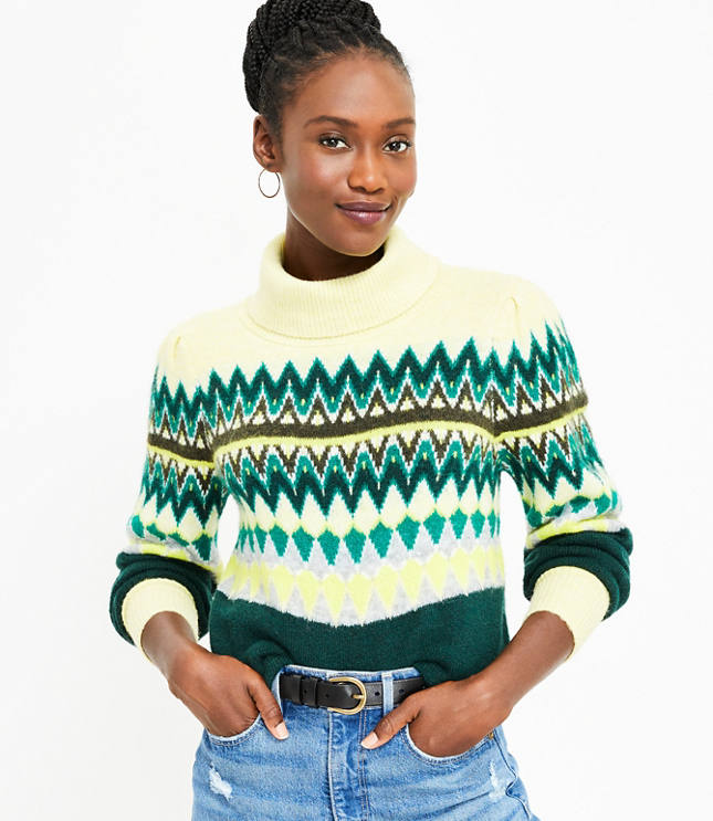 J crew fair on sale isle turtleneck sweater