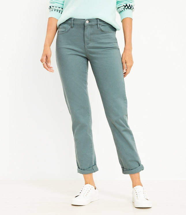 Curvy Super Soft Girlfriend Pants in Twill