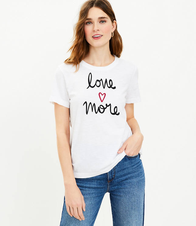 Love more crew neck hot sale