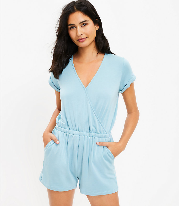 Lou & Grey Signaturesoft Crossover Romper image number null